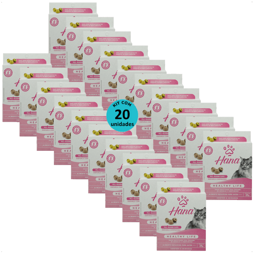 SNACK HANA HEALTHY LIFE PILL GUARD DISFARÇA COMPRIMIDOS 25G PARA GATOS KIT COM 20 SNACK HANA HEALTHY LIFE PILL GUARD DISFARÇA COMPRIMIDOS 25G PARA GATOS KIT COM 20